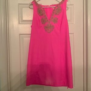Lilly Pulitzer hot pink dress